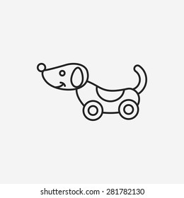 toy dog icon