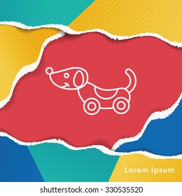 toy dog icon