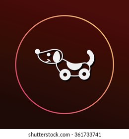 toy dog icon
