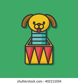 toy doll dog icon