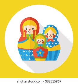 toy doll flat icon