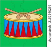 Toy drums suitable for children