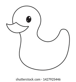 Toy duck cartoon design vector illustration
