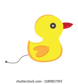 Toy Duck clip art design vector illustration image