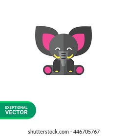 Toy elephant icon