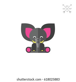 Toy elephant icon