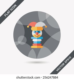  toy flat icon with long shadow,eps10