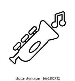 toy flute on white background, baby toys vector illustration design