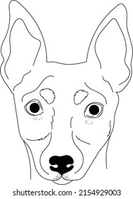 Toy Fox Terrier Outline Art,Toy Fox Terrier Dog, Pet Portrait,Line Art, Dog Tattoo, Line Drawing, Dog Art, Minimalist,Dog portraits,Painter Dog, Paint Your Pet, Sketch Art