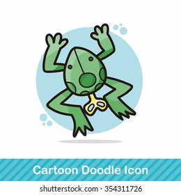 toy frog doodle