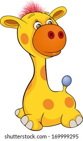 Toy giraffe cartoon 