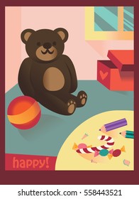 Toy greeting card