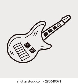 toy guitar doodle