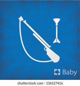 Toy gun icon