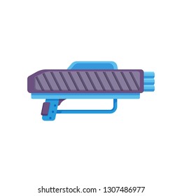 Toy Gun, Space Ray Blaster Weapon Vector Illustration