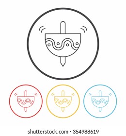 toy gyro icon