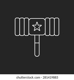 toy hammer icon