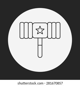 toy hammer icon