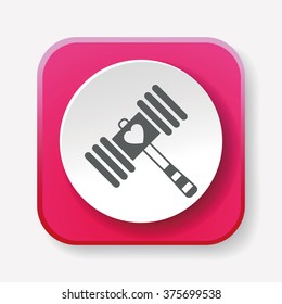 toy hammer icon