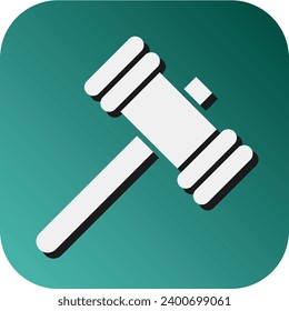Toy Hammer Vector Glyph Gradient Background Icon For Personal And Commercial Use.
