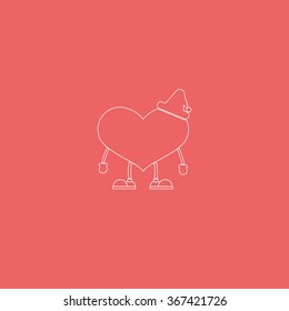Toy heart illustration.