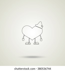 Toy heart illustration.