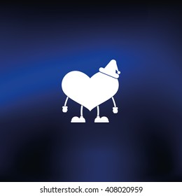 Toy heart illustration.