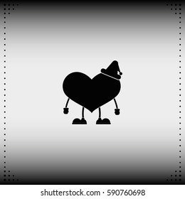 Toy heart illustration.