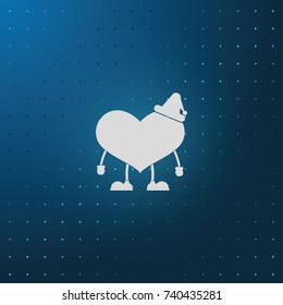 Toy heart illustration.