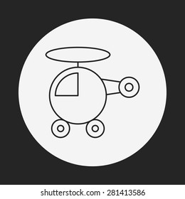 toy helicopter icon