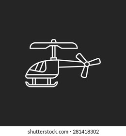 toy helicopter icon