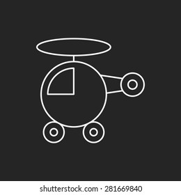 toy helicopter icon