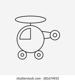 toy helicopter icon