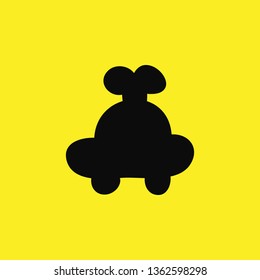 toy helicopter icon vector