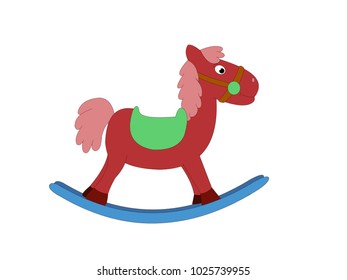 Toy Horse - Cartoon Vector Image