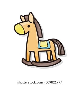 toy horse doodle