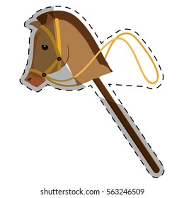 toy horse equine icon image vector illustration design