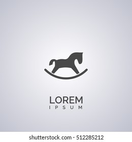 toy horse icon. toy horse logo
