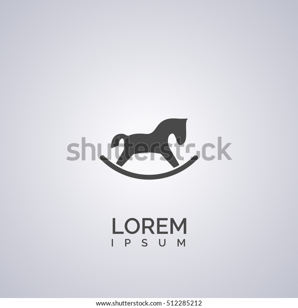 toy horse icon. toy horse\
logo\

