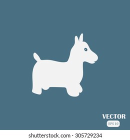 toy horse vector icon