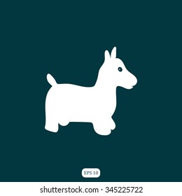 toy horse vector icon