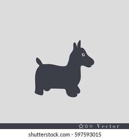 toy horse vector icon