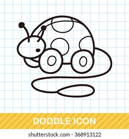 toy ladybug car doodle