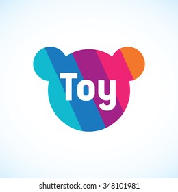 Toy Logo. Bear Logo. Teddy Logo