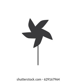 Toy mill icon, vector illustration design. Ecology objects collection.