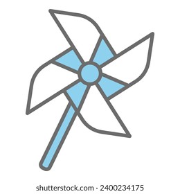 Toy Mill Icon Vector On Trendy Design