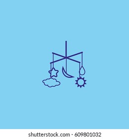 toy on crib, icon