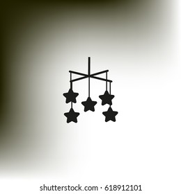 toy on crib, icon