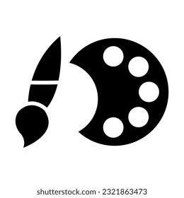Toy Paint Vector Glyph Icon For Personal And Commercial Use.
