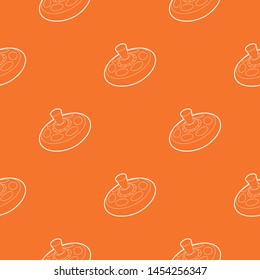Toy pattern vector orange for any web design best